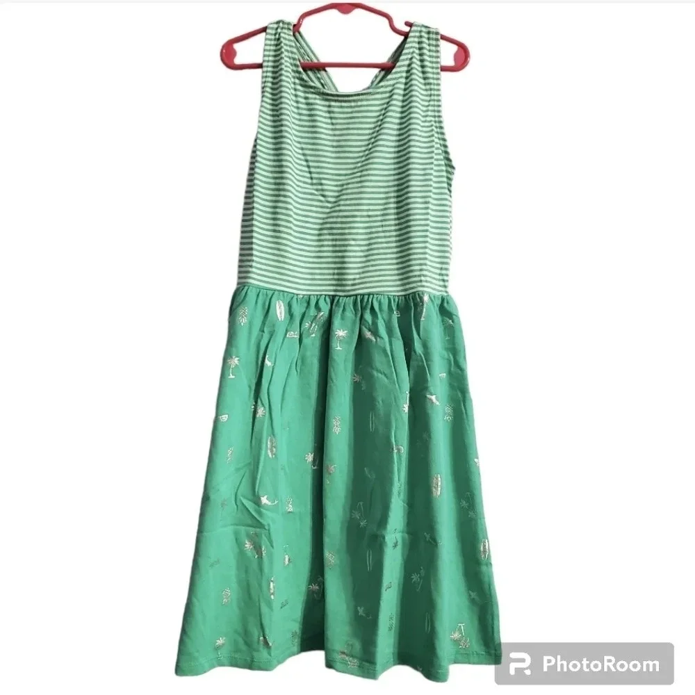 NWT Gymboree Girls Surf Stripe Dress L 10/12